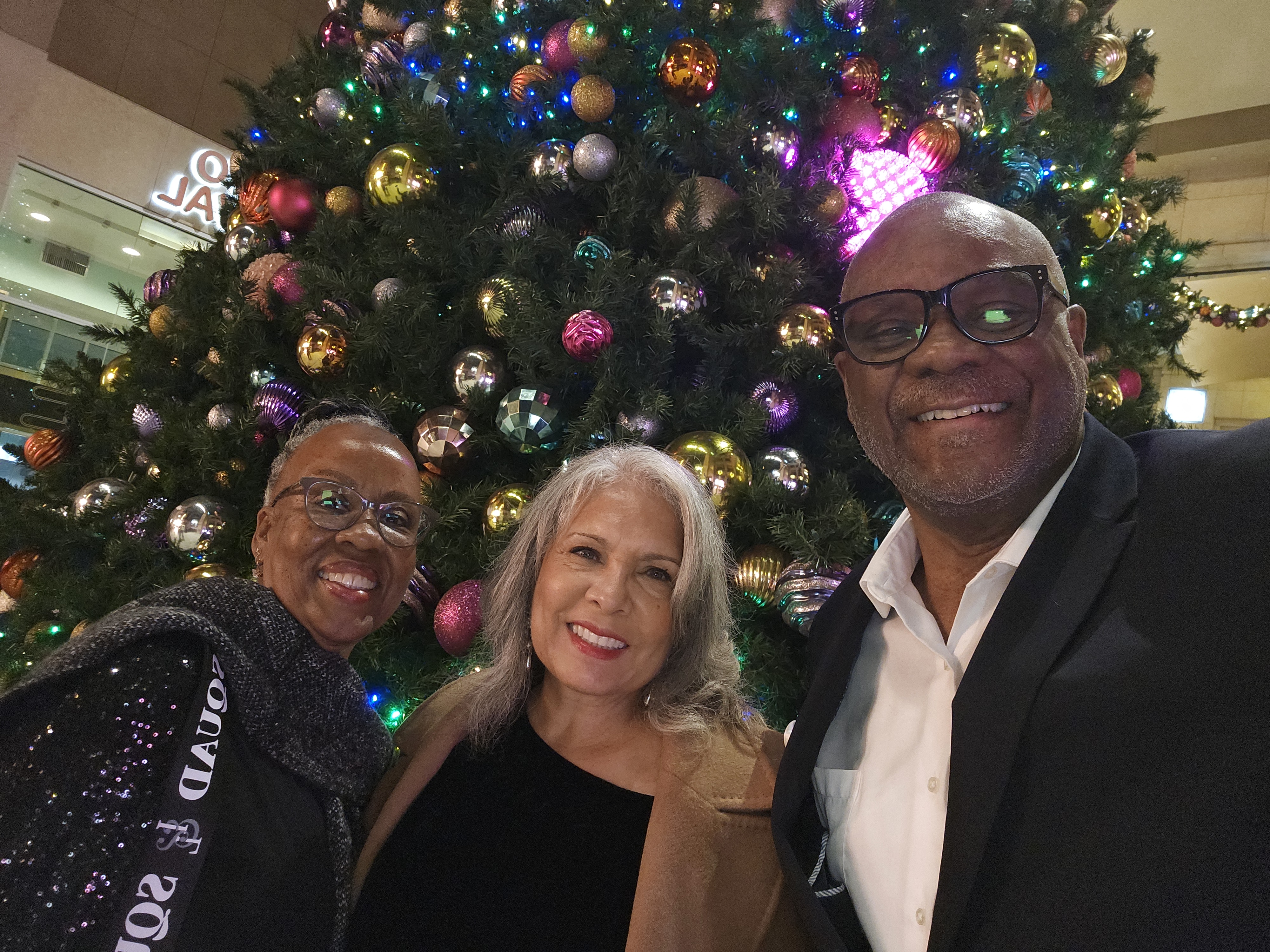 Darla, Ree and Ron at the Gregory Porter Concert Chirstmas 2024